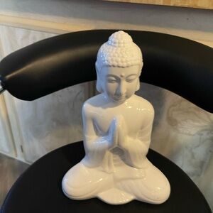 White Buddha Sculpture